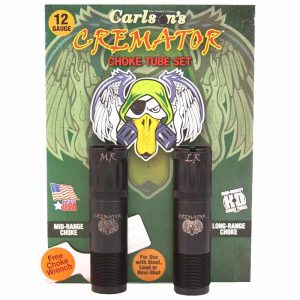 Carlson's Cremator Waterfowl Mid and Long Range Non-Ported Choke Tube for 12 ga Remington 2/ct