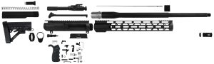 TacFire SSRK65CRDLPK20BN AR Build Kit Sports South Exclusive 6.5 Creedmoor AR-Platform Black Nitride 5/8"x24