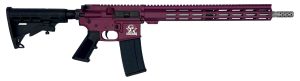 Great Lakes Firearms GL15223SSCHY AR-15  223 Wylde 16" Stainless 30+1, Black Cherry Rec, Black Stock & Grip