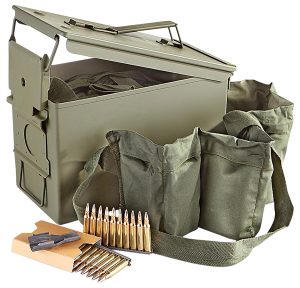 PMC 223AMB Bronze  223Rem 55gr Full Metal Jacket 840 Per Box/2 Case *Includes Ammo Can & Bandoleer