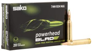 SAKO (TIKKA) JASPHB7MMRM140B PowerHead Blade 7mm 140gr 20 Per Box/10 Case