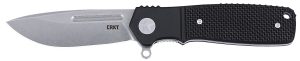 CRKT K246KXP Homefront  EDC Compact 2.91" Folding Aluminum/G10 Plain Stonewashed S35VN SS Blade, Black G10 Handle