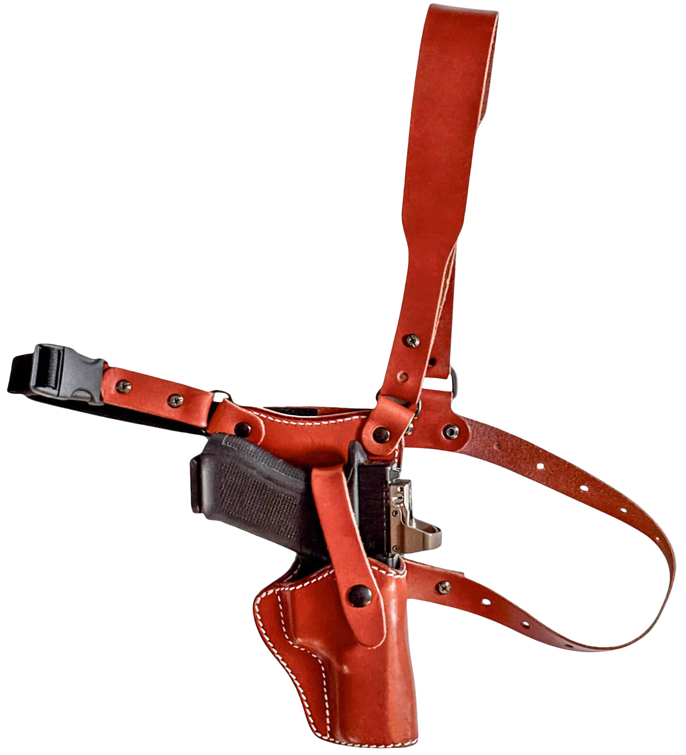 1791 Gunleather PFC2.1CBRR Optic Ready Chest Brown Fits Glock 17 Right Hand