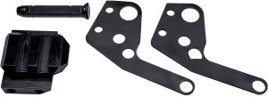 Kel-Tec PLR161570 SU/PLR Picatinny Adapter Black Aluminum Includes Two Mounting Plates