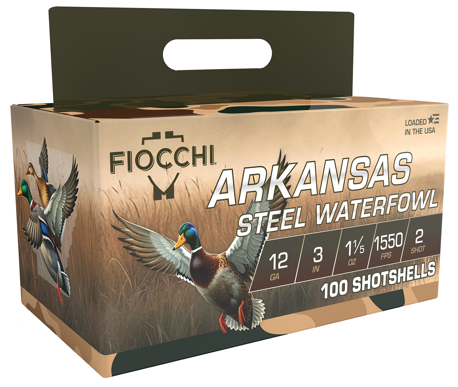 Fiocchi 123ADS3 12Gauge 3" 1 1/5oz 3Shot 100 Per Box/2 Case