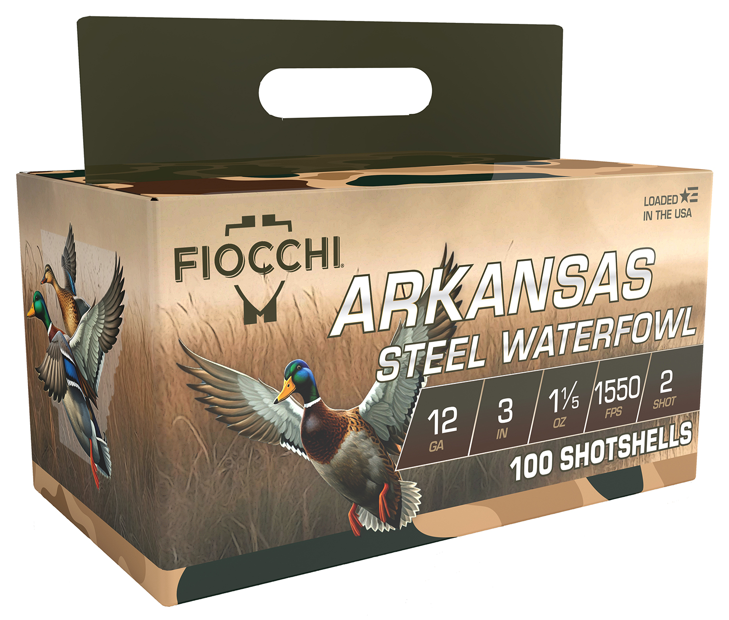 Fiocchi 123ADS4 12Gauge 3" 1 1/5oz 4Shot 100 Per Box/2 Case