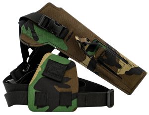 Cole-tac VW206 Varmint Wrangler Pistol Holder Chest M81 Woodland Left Hand