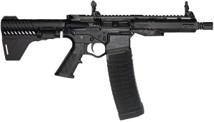 ATI ATIGAX5567MLB60 Alpha Maxx 223 Rem/5.56 NATO 60+1 7.50" Threaded Barrel, Matte Black Receiver w/Picatinny Rail, M-LOK Handguard, Black Polymer Blade, A2 Grip