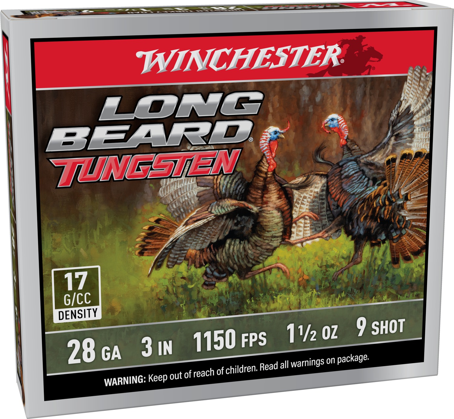 WIN LBT2839 28G 3" #9 LONGBEARD TS17 1-1/2 5/10