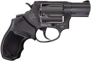 Taurus 2-605021 605  Small 357 Mag/38 Special +P 5 Shot 2" Matte Black Oxide Alloy Steel Barrel, Cylinder & Frame, Black Finger Grooved Rubber Grip, Transfer Bar, Safety Exposed Hammer