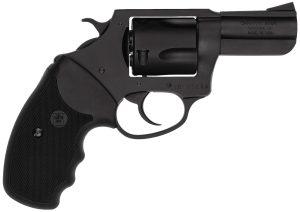 Charter Arms 14420 Bulldog  Large Frame 44 S&W Spl 5 Shot 2.50" Black Stainless Steel Barrel, Cylinder & Frame, Black Finger Grooved Rubber Grip, Exposed Hammer