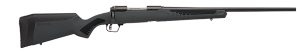 Savage Arms 57065 110 Hunter Full Size 308 Win 4+1 22" Matte Black Button-Rifled Barrel, Matte Black Drilled & Tapped Carbon Steel Receiver, Adj AccuStock Matte Gray Synthetic Stock, Right Hand
