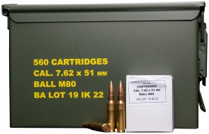 GO IGMAN 7.62X51 M80 (2) 560RD CANS CRATE