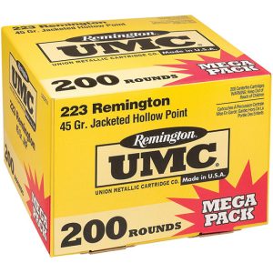 REM UMC 223REM 55GR FMJ MEGA PACK 200/4