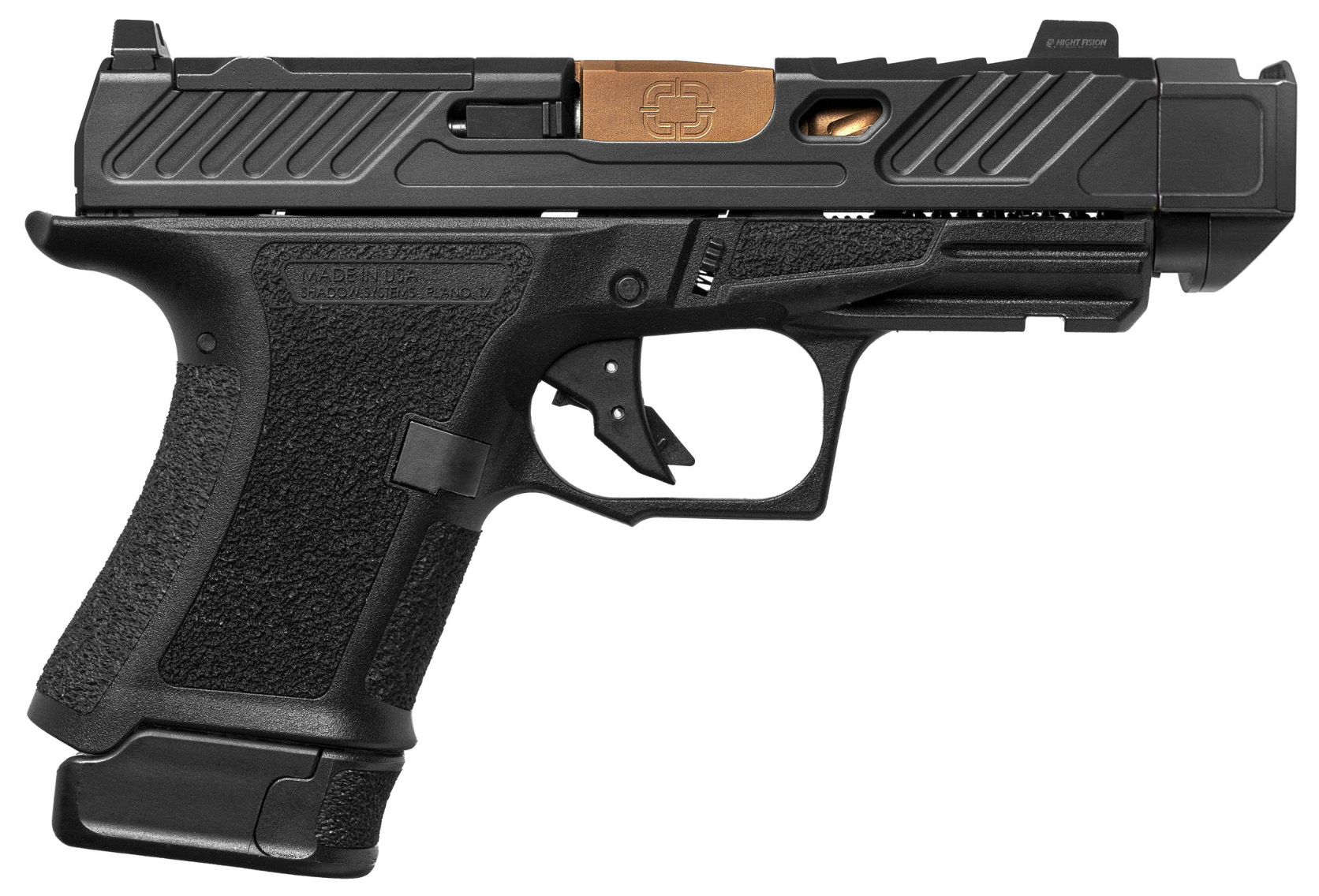 SHAS CR920P 9MM 3.75 BLK ELITE OPT CUT BRZ BL