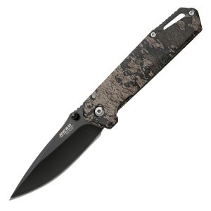 Bear & Son Brisk 3.0 Medium Folding Knife 2-7/8" Drop Point Blade TrueTimber Strata Camo
