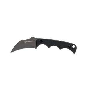 Smith & Wesson H.R.T. Karambit Neck Fixed Knife 2" Cleaver Blade Black with Nylon Sheath Blister