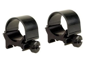 Weaver Detachable Top Mount Aluminum Scope Rings 1" Medium - Black