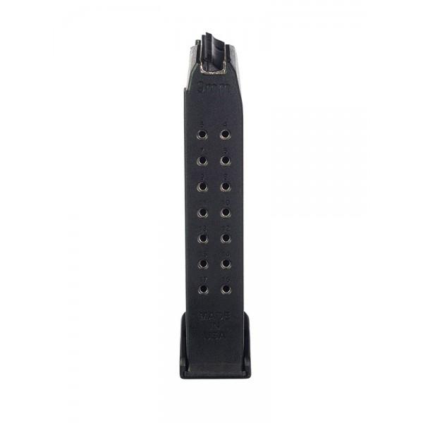 Promag Magazine for Glock 17/19/26 9mm Black Polymer 18/rdNE
