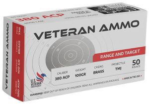 HYPERION VETERAN 380ACP 100GR FMJ 50RD/BX 20BX/CS