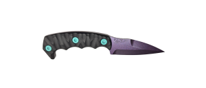 HALF FACE BLADES HUMINT COSMIC 3" BLADE, 8"OA, CPM S45VN STEEL, MICARTA GRIP