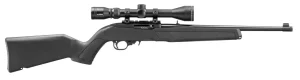 RUGER 10/22 SCOPED VIRIDIAN EON 3-9X40 22LR RIFLE 16.4"T.B. BLACK POLYMER, MLOK SLOTS 1-10RD MAG