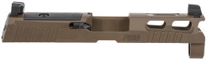Sig Sauer 8900952 P320 Sig P320 9mm Luger PVD Coyote Brown Stainless Steel XRAY3 Suppressor Sights Compatible With ROMEO1 PRO ROMEO2
