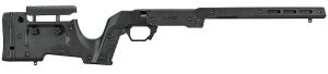 Mdt Sporting Goods Inc 104691BLK XRS Chassis Black Aluminum Core with Polymer Panels, Adj. Cheekrest, M-LOK Forend, Interchangeable Grips, AICS Mag Compatible, Fits Short Action Remington 700
