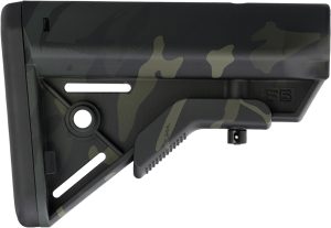 B5 Systems BRV1421 Bravo Black Multi-Cam Synthetic for AR-Platform with Mil-Spec Receiver Extension (Tube Not Included)