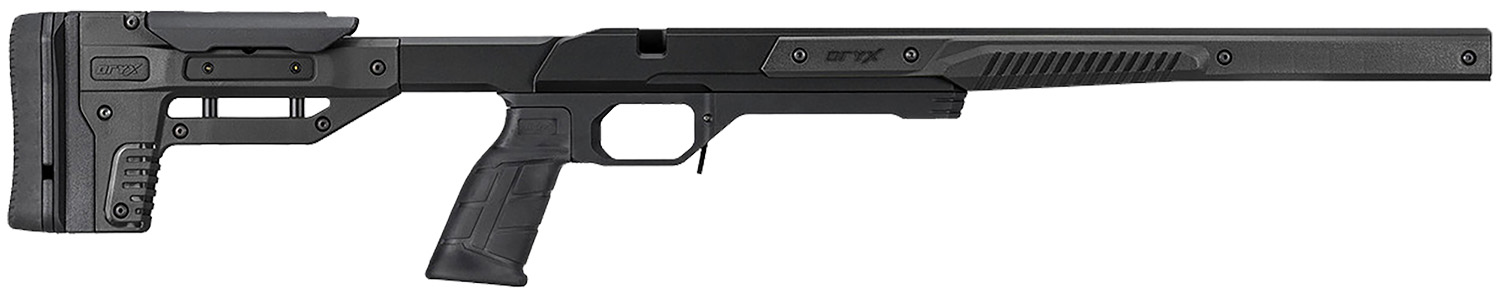 Mdt Sporting Goods Inc 106018BLK Oryx Sportsman Black Aluminum Remington 700/ Short Action 32.25"