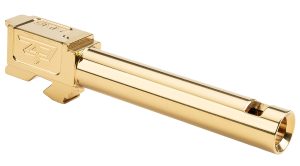 Zaffiri Precision ZP.17BCPG Ported Gold TiN Stainless Steel, Fits Glock 17 Gen1-4
