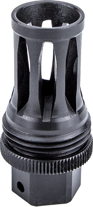 Kgm Suppressors A-QD-FH-S-3M Quick Detach Flash Hider Black Nitride Steel 3/4"x24 Threads
