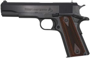 Colt Mfg O1911C38RB Government 38 Super 9+1 5" National Match Barrel, Blued Carbon Steel Serrated Slide, Blued Carbon Steel Frame w/Beavertail