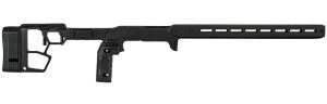 Mdt Sporting Goods Inc 116079BLK ACC Premier Gen2 Chassis Cerakote Black Aluminum Fits Ruger American Rimfire 34.40" OAL