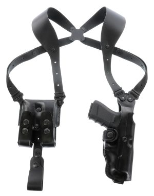 Galco VHS4212RB VHS 4.0 Shoulder System Black Leather Fits 1911 Fits 5" Barrel Ambidextrous