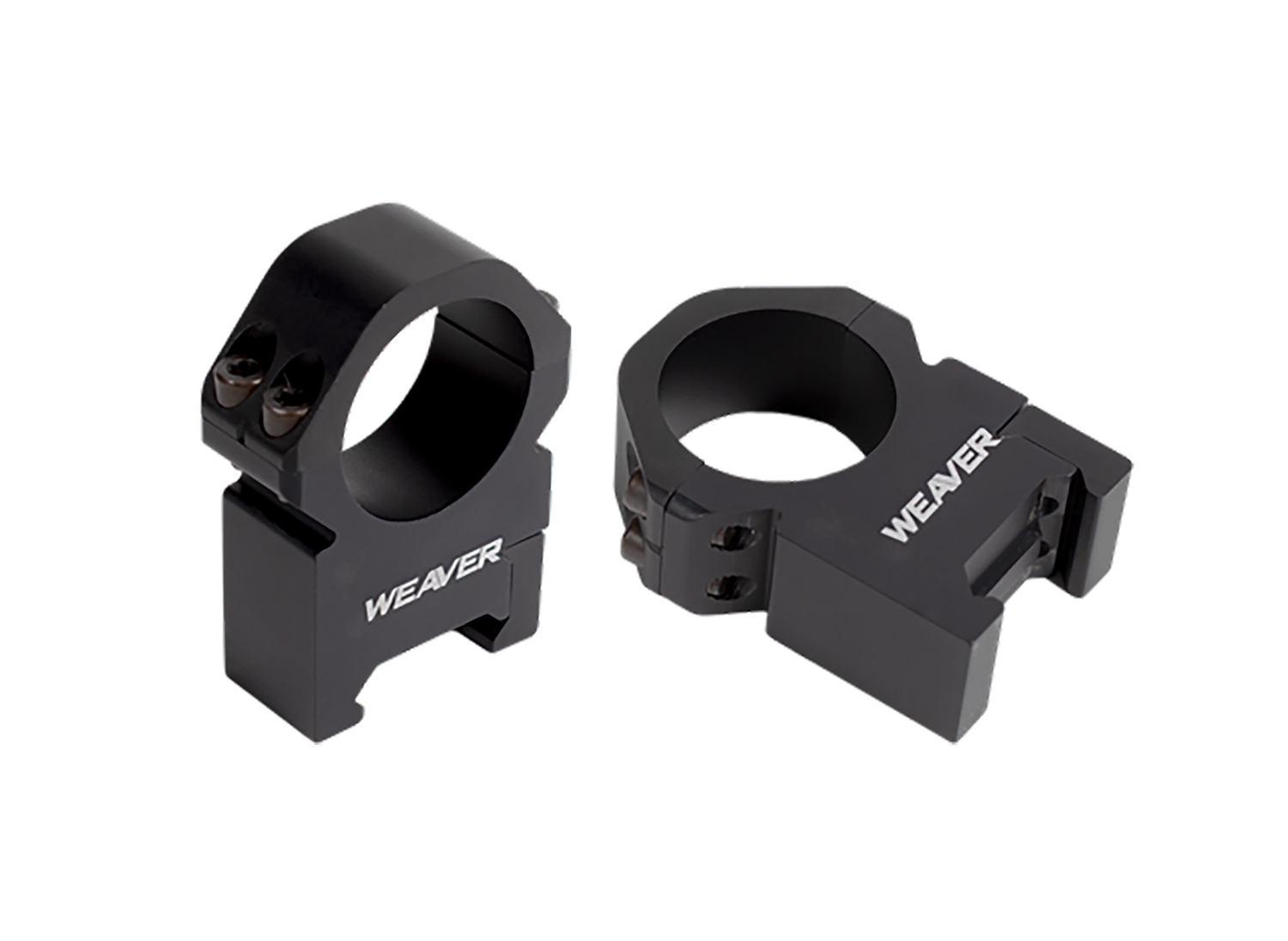 Weaver Mounts 48381 Precision Black Aluminum 1" Tube Medium