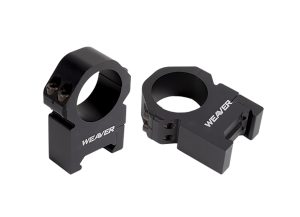 Weaver Mounts 48382 Precision  Black Aluminum 1" Tube High