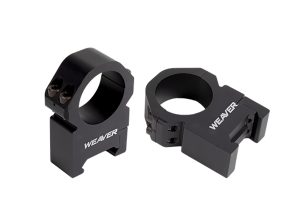 Weaver Mounts 48383 Precision  Black Aluminum 1" Tube Extra High