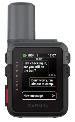 Garmin 0100338700 inReach Mini 3 Black/Gray Size Compact Sunlight-Readable/Transflective Color MIP Display