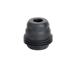 Jk Armament JK-MD-HDM24 Minimalist  45Cal Fits 1" Long 5/8"x24 Stainless Steel Nitride Black
