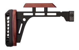 Woox SH.STK122.03 Forty-Seven Edge Stock Fixed Aluminum/American Walnut