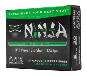 APEX AMMO NINJA20 20G 3 1-5/8 8.5 5/10