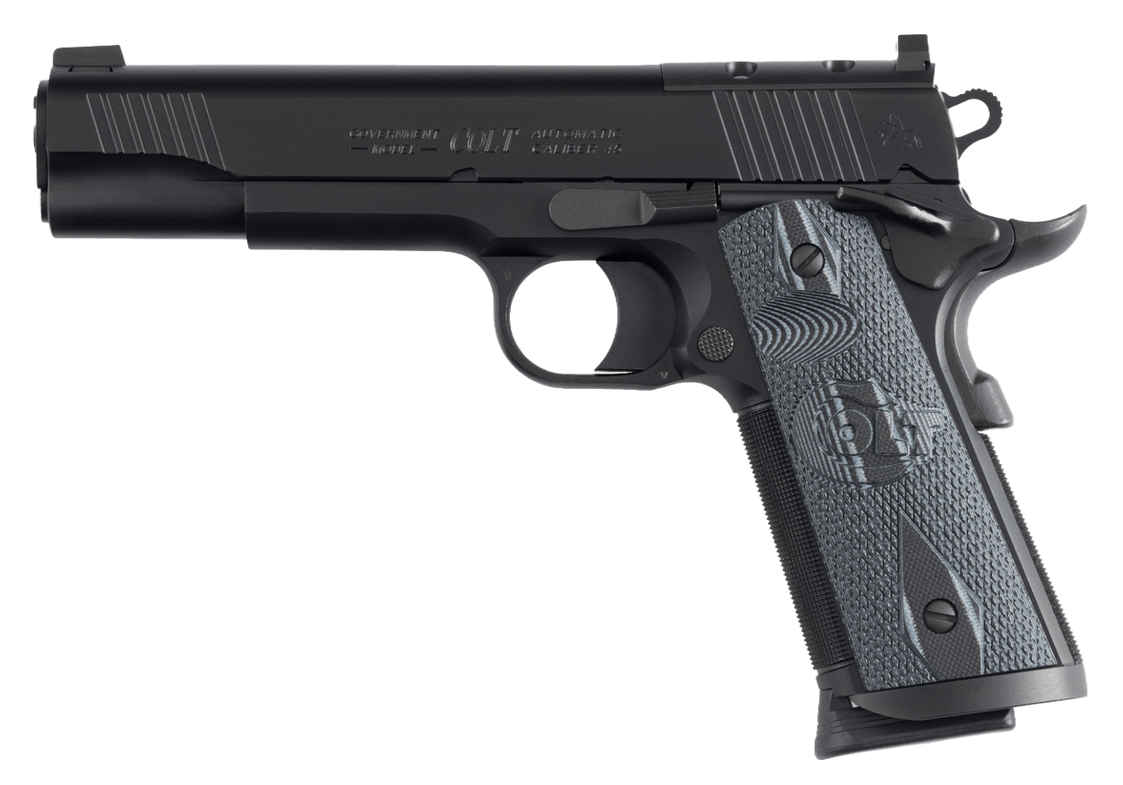 CLT CCU GOVERNMENT 45ACP 5 SS PVD BLK SLIDE OR