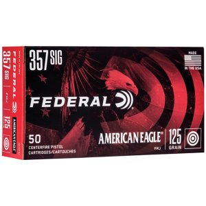 FED AMERICAN EAGLE 357SIG 125GR FMJ 50/20