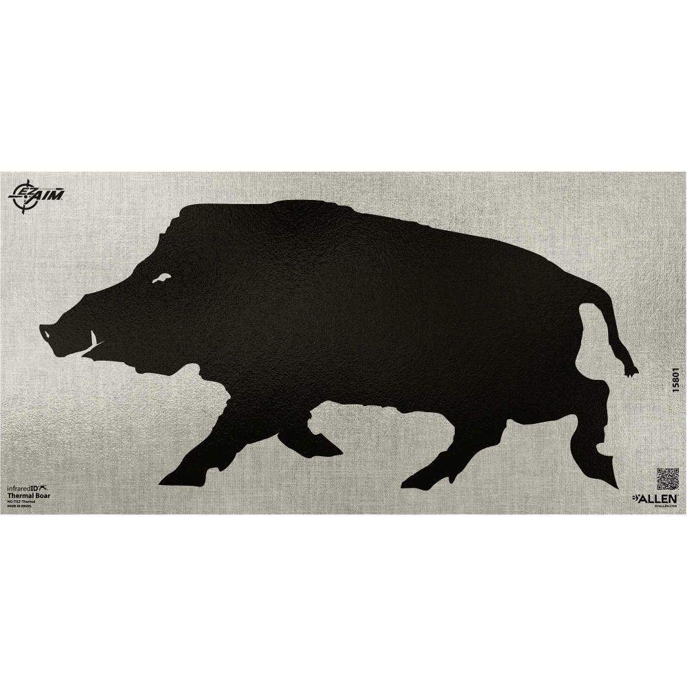 Allen EZ Aim Thermal ID Boar Paper Target 24"x12" Grey