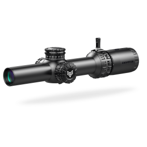Swampfox Arrowhead LPVO Series Rifle Scope 1-10x24 30mm SFP Green IR MIL Black