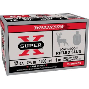 Winchester Super-X Shotshells 12ga 2-3/4" 1oz 1300 fps Slug 25/ct