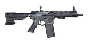 ATI ALPHA MAXX AR Pistol - Black | 5.56NATO | 7.5" barrel | 7" M-LOK Polymer Handguard | Flip-up sights | 30rd mag | Rear Blade