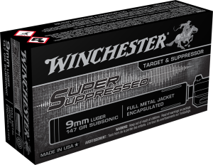 WINCHESTER 9MM 147GR SUBSONIC 50RDS