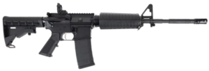 DPMS DR-15 M4 223REM RIFLE 16" CLASSIC HG, BLACK A2 POST, MAGPUL REAR 1-30RD